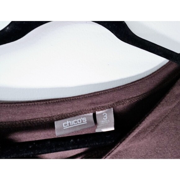 CHICO'S Lot Of 3 Cotton Blend Multicolor Pullover Women Shirt (3) - Picture 3 of 10